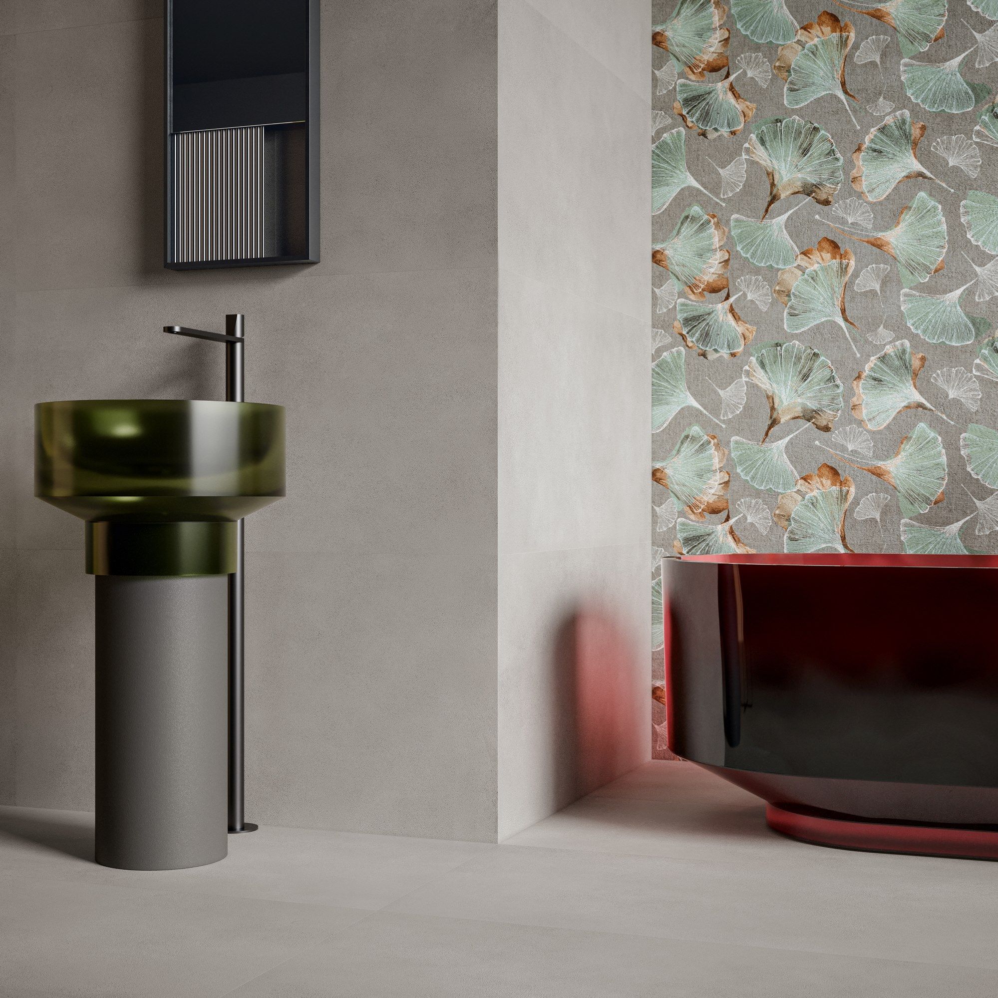 Indoor/outdoor antibacterial wall/floor tiles with concrete effect CERAMICA SANT'AGOSTINO Sable ARCH-00123301 - Вид №4