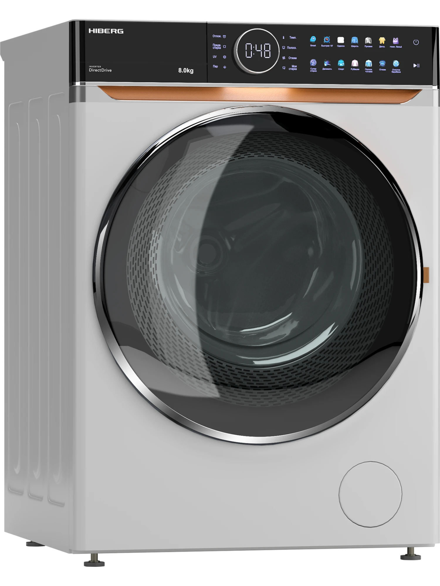 9238399 Стиральная машина HIBERG i-DDQ10 - 814 W белый STDN-0065748 - Вид №3
