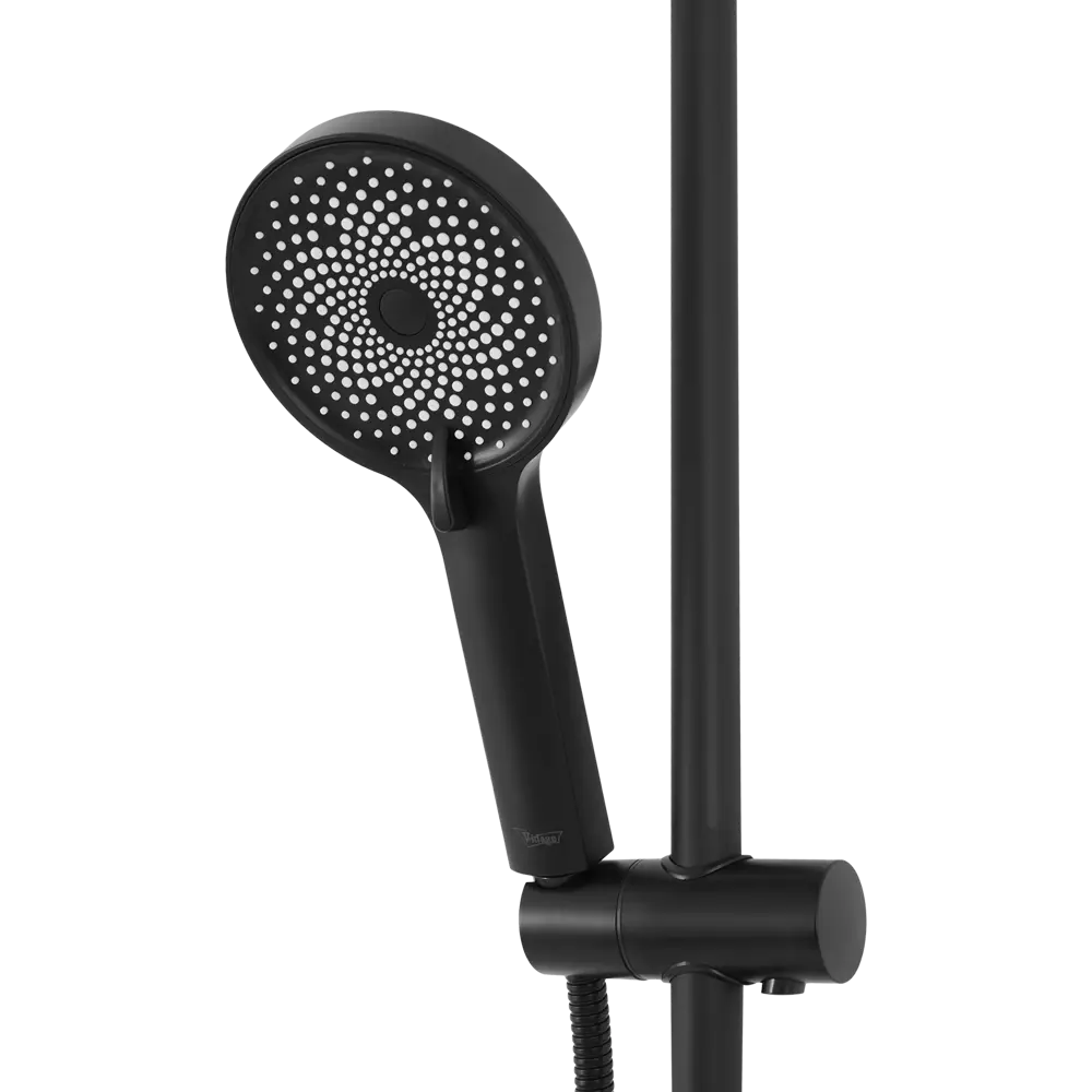 Душевая стойка Vidage Джур-Джур со смесителем 3 режима цвет чёрный STLM-2169140 - Вид №1