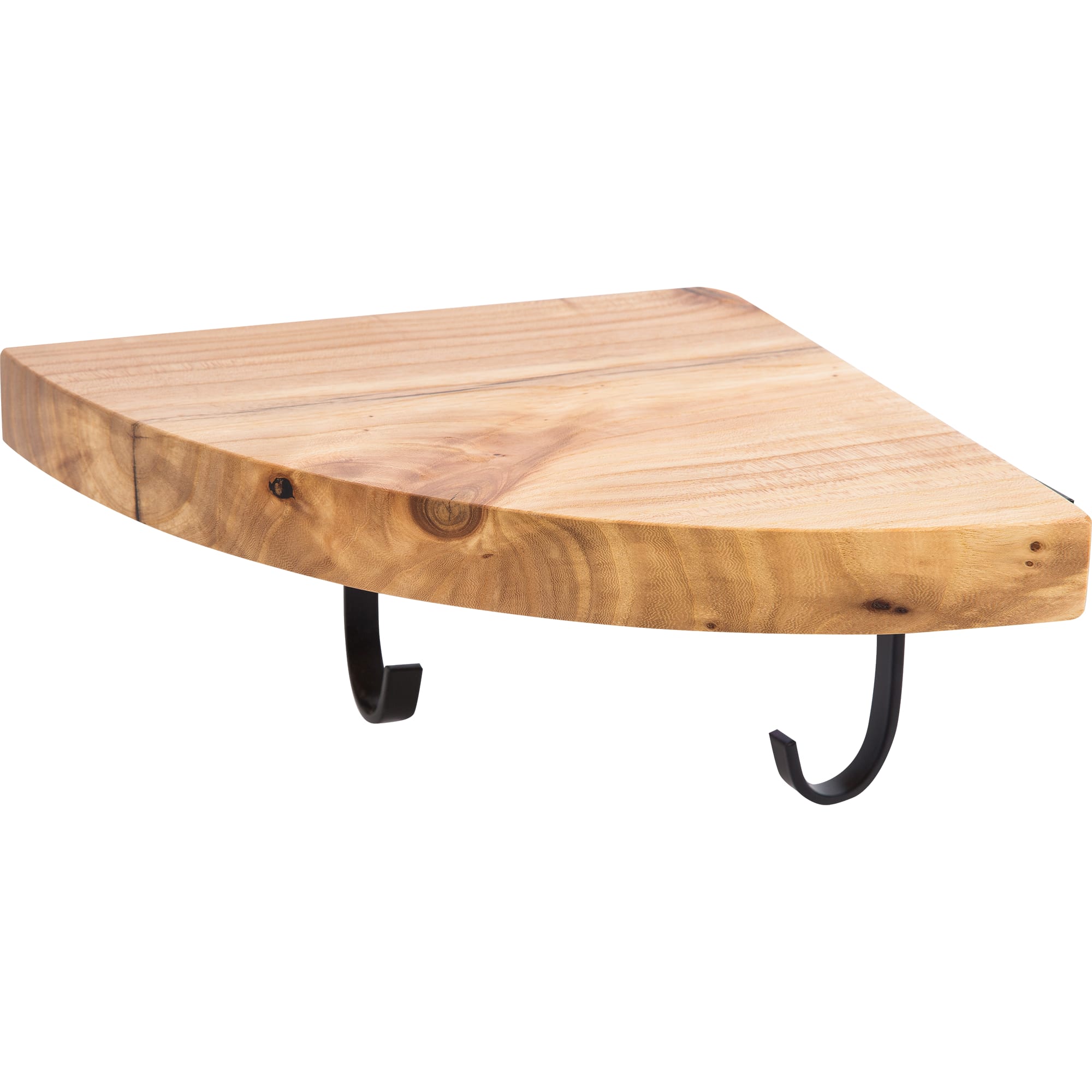 82255785 Полка угловая из массива карагача 20 см Santreyd 