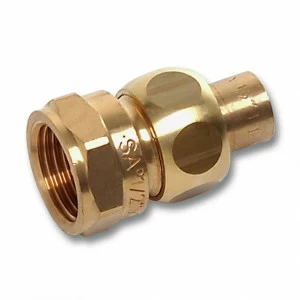 143402212 SANHA 4340G сгон ВП-ВР, бронза, самоуплотняющийся 22x1/2 мм