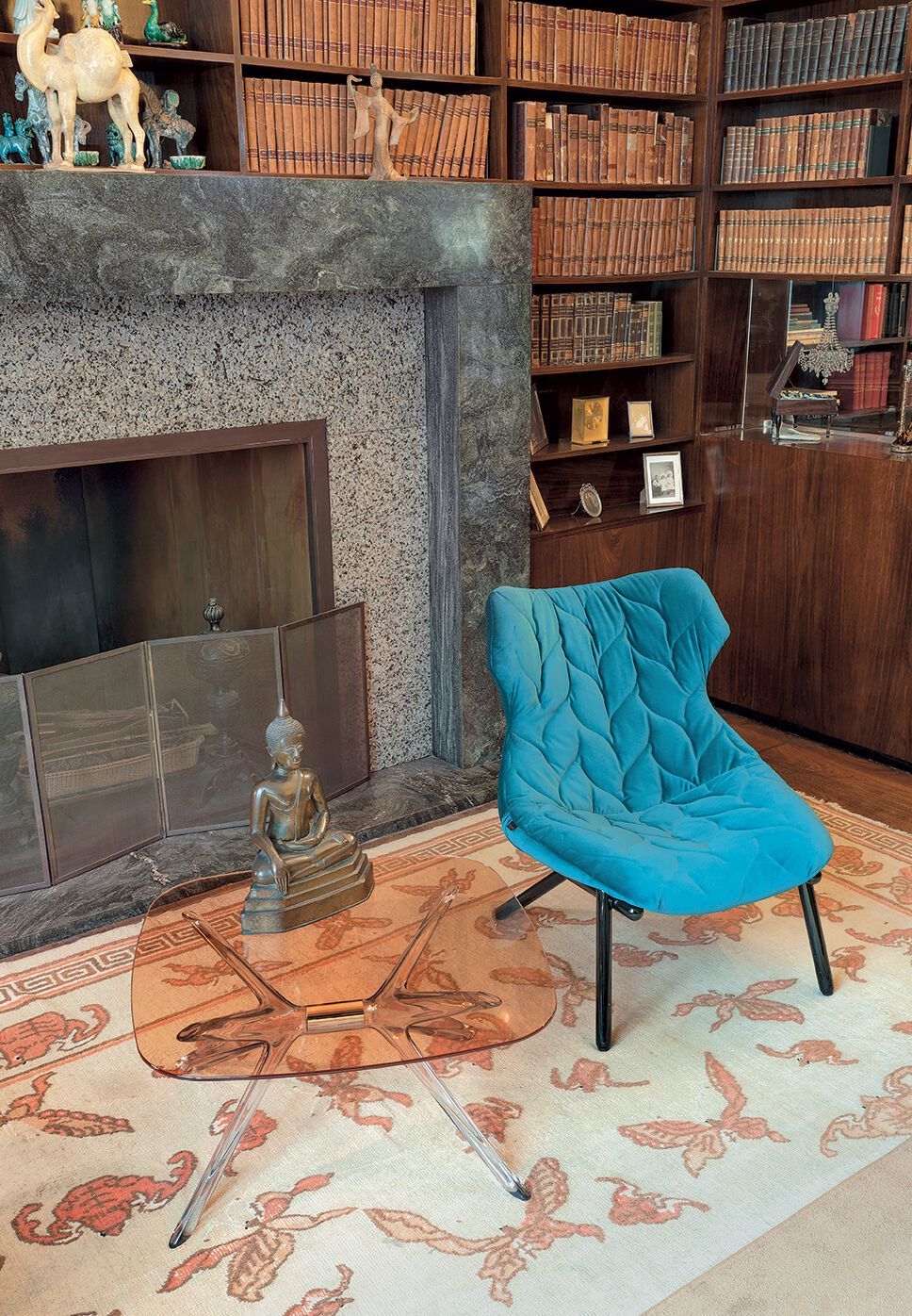 Бархатное кресло с подлокотниками Kartell FOLIAGE ARCH-00078227 - Вид №6