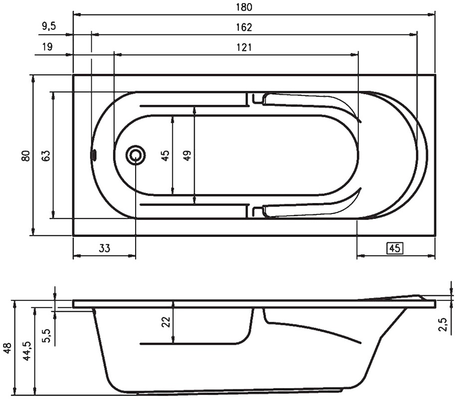 BC3100500000000 Ванна Riho Future Santreyd - Вид №2