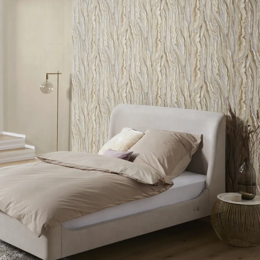 Обои флизелиновые Erismann Elle бежевые 1.06 м 12077-02 STLM-2053179 - Вид №2