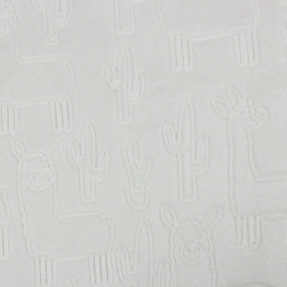 Плед «Ламы», 140x200 см, фланель, цвет кремовый BELEZZA STLM-2007875 - Вид №1