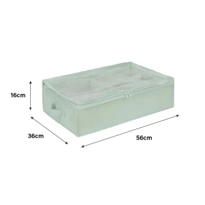 Органайзер для обуви Spaceo 56x16x36 см полипропилен цвет лагуна