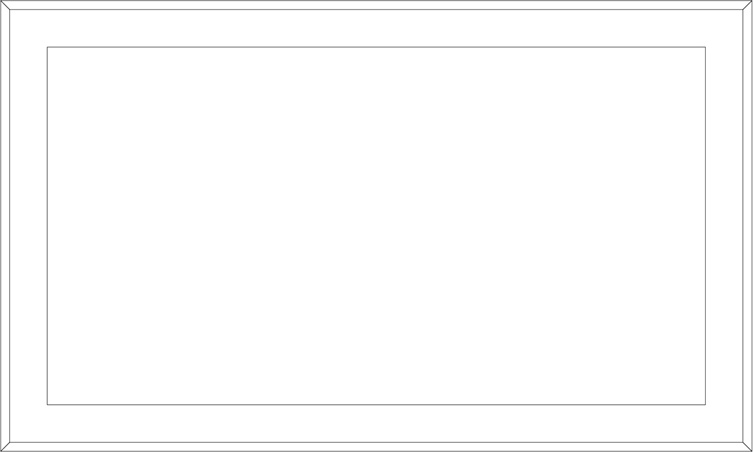 BY 2213 Зеркало в багетной раме cо встроенным LED-светильником 38 W EVOFORM Ledside - Вид №1