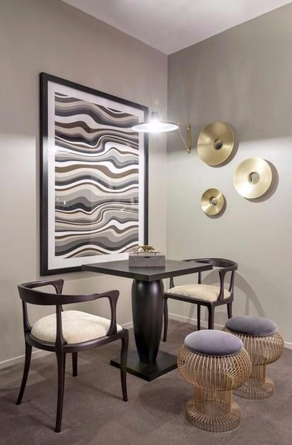 Hamilton Conte Paris Низкий металлический табурет sun-id-1423899 - Вид №2