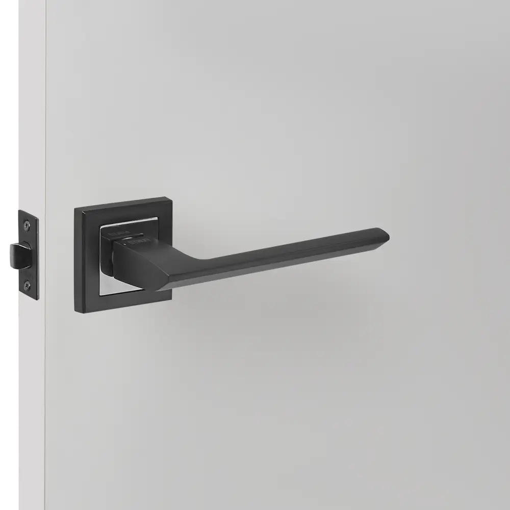 Дверные ручки Punto Blade без запирания комплект цвет графит/хром STLM-2052004 - Вид №5