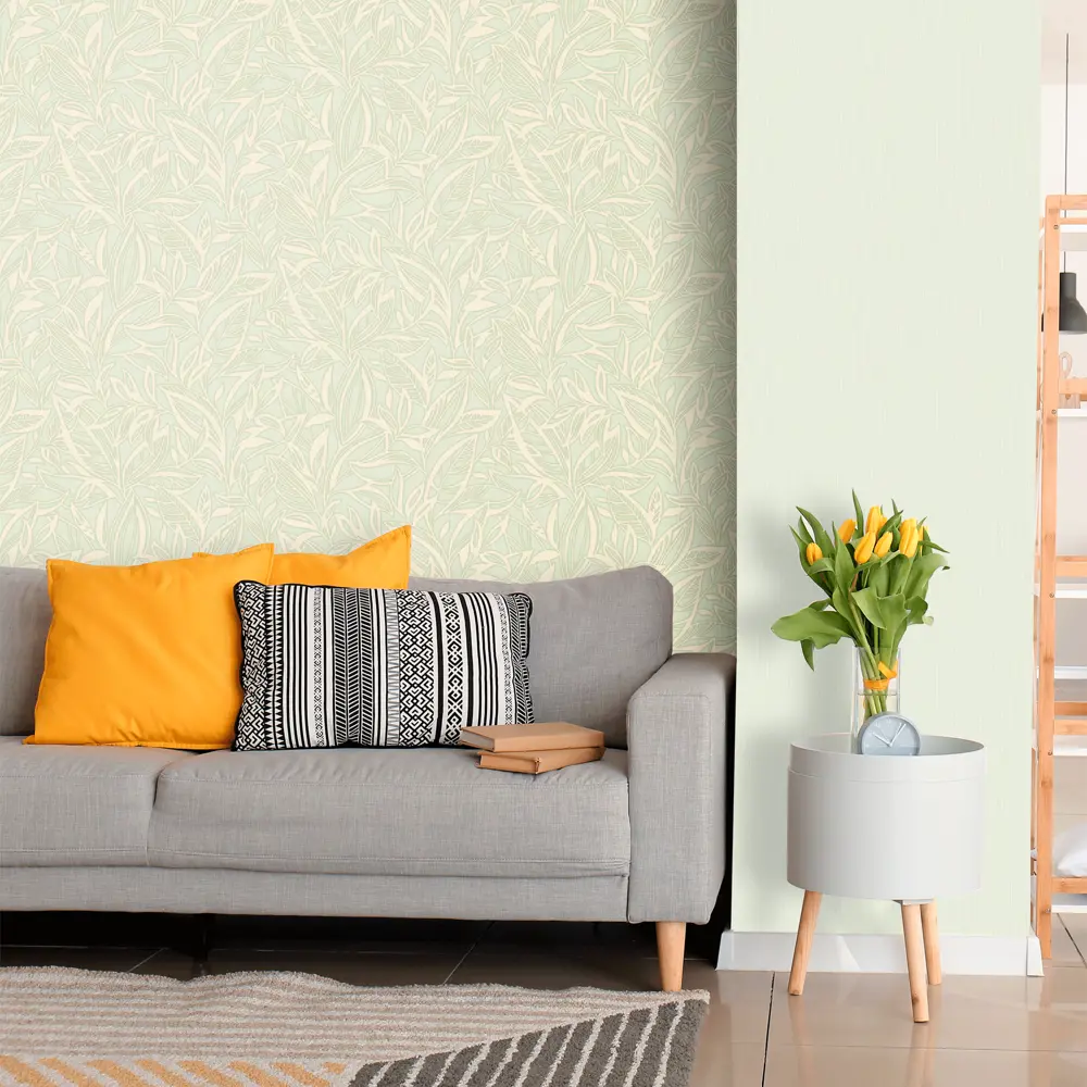 Обои флизелиновые Erismann Light 3 зеленые 1.06 м 60073-05 Light3 STLM-2183973 - Вид №2