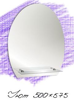 Зеркало Уют 490х580 (067) 410 Уют МИР ЗЕРКАЛ 2322426 - Вид №1