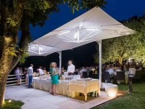 Scolaro Parasol Регулируемый прямоугольный зонт с подсветкой Galileo