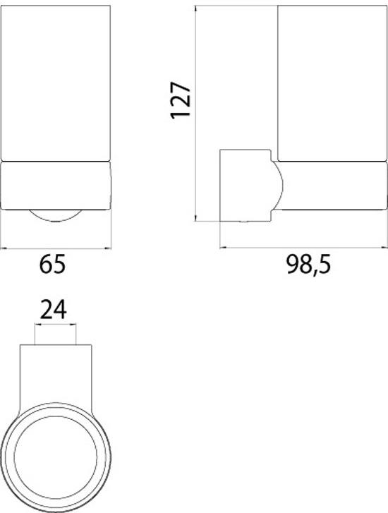 Emco Bad Doorspazzolino стена Fino sun-id-1416373 - Вид №3