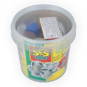 00486 _Пластилин в банке 6 цв. SES