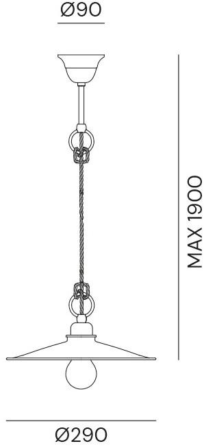 Il Fanale Подвесной светильник из железа Cantina sun-id-1352815 - Вид №4