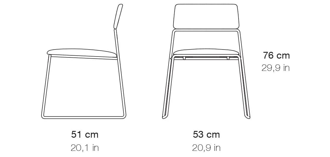 Стул для сада из металла и дерева Branca Lisboa Fio ARCH-00083823 - Вид №11