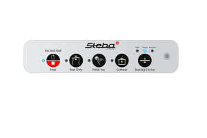 90765171 Вакуумная упаковочная машина Vk 12 пластик цвет стальной STLM-0373777 STEBA