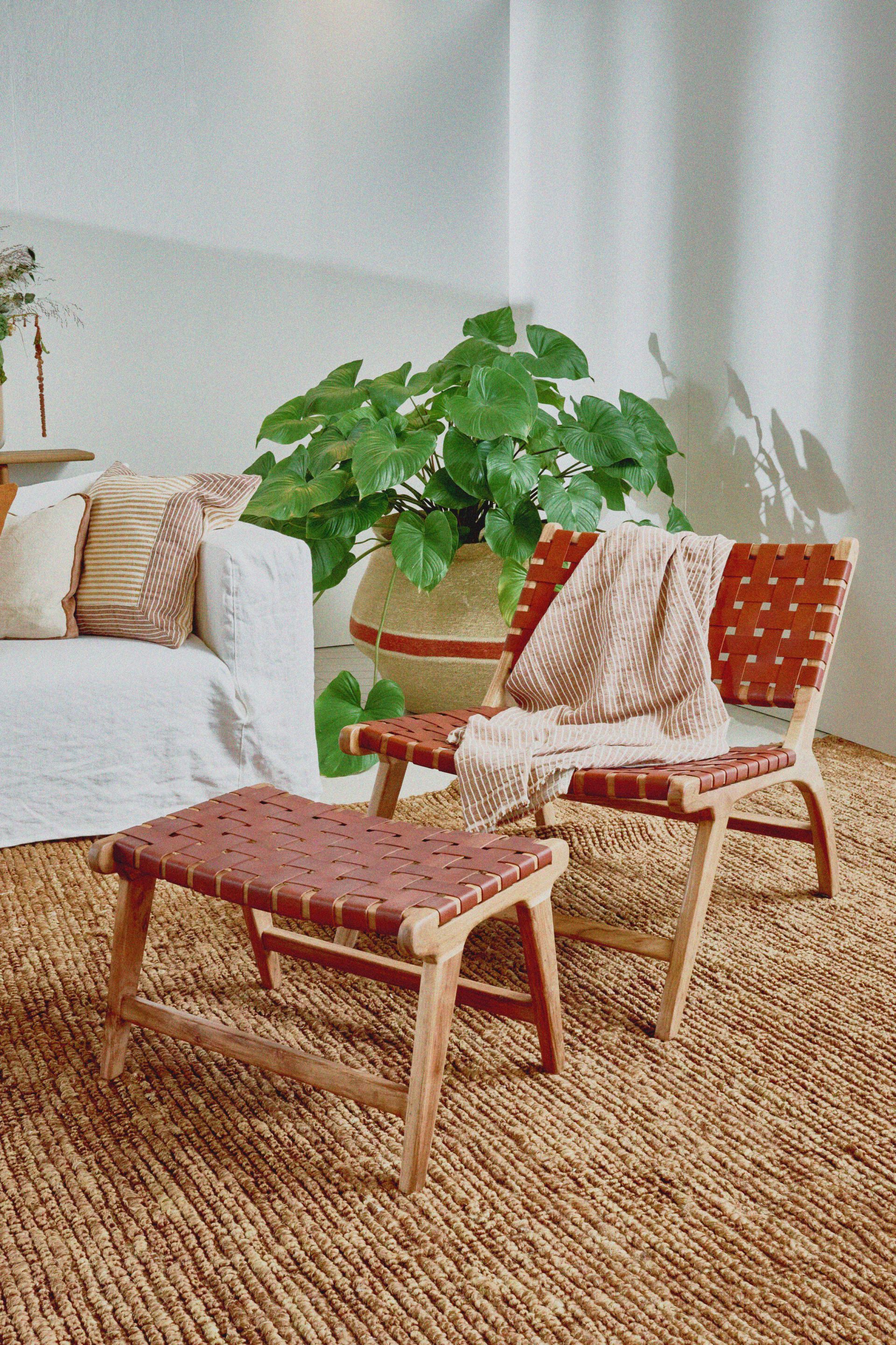 Кожаный табурет / подставка для ног POMAX Aosta ARCH-00135628