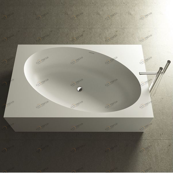 Design Ванна из Corian 1900x1200x500 Elit Comfort Х2 белая MOMA Design ELX23021900