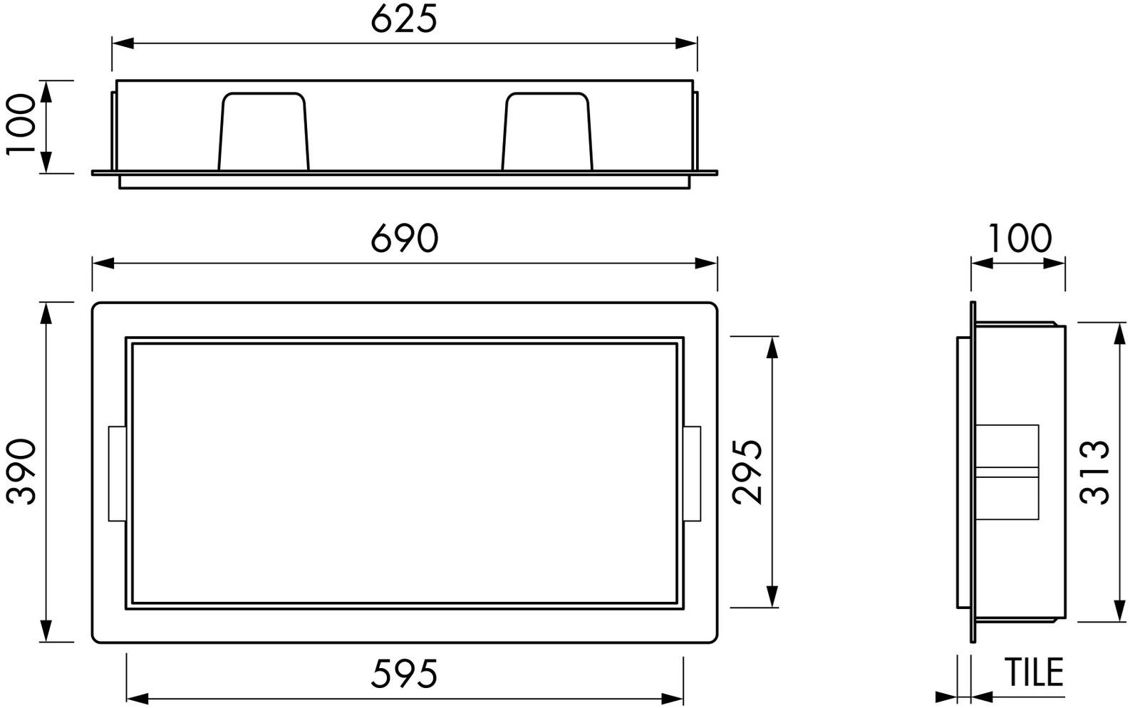 ESS Easy Drain Ниша / полка для ванной из нержавеющей стали Container sun-id-1476145 - Вид №8