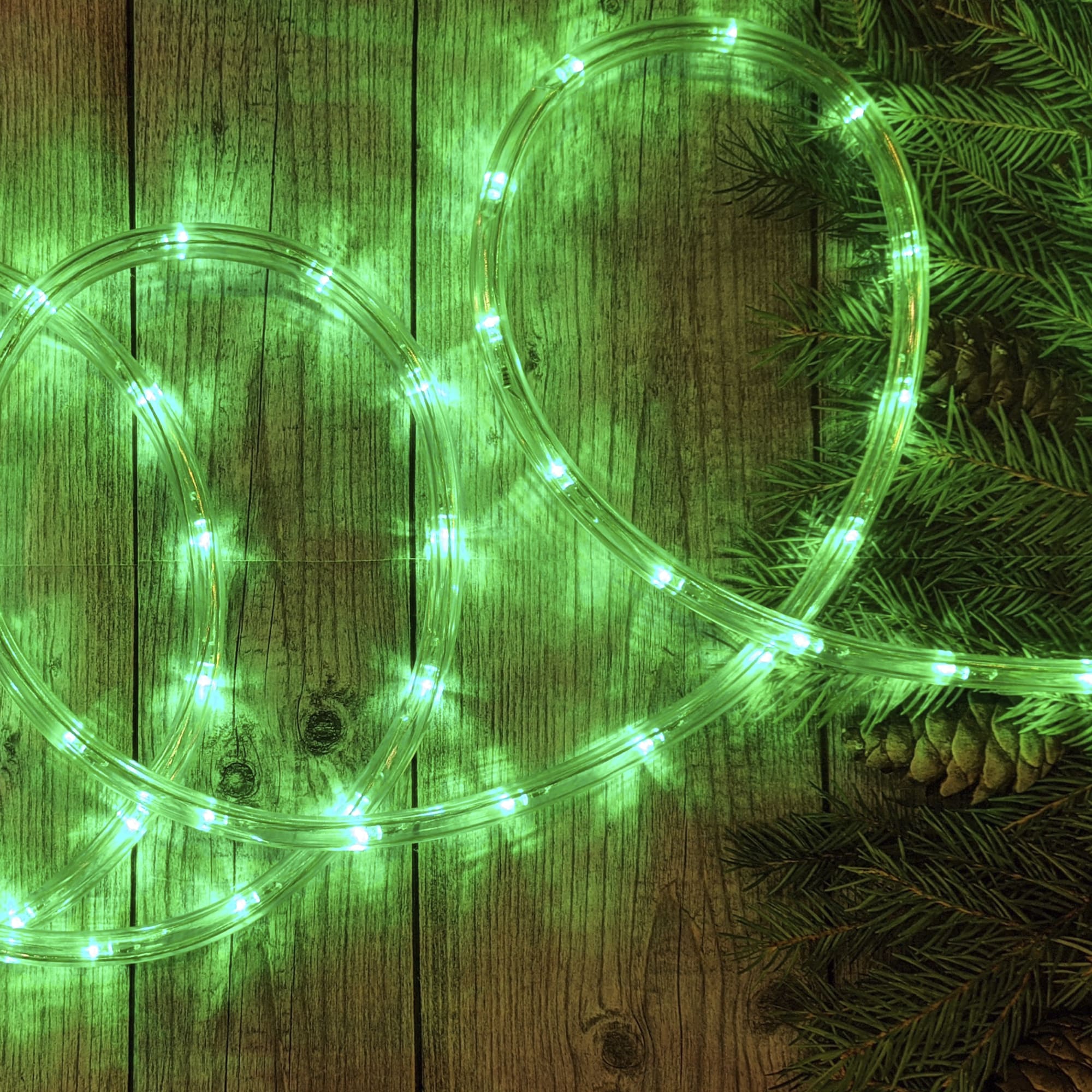 82839233 Электрогирлянда наружная «Дюралайт» 8 м 24 LED/м зелёный Santreyd  - Вид №5