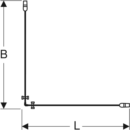 500.893.00.5 Квадратная душевая перегородка IDO Showerama 10-02 Geberit  - Вид №2