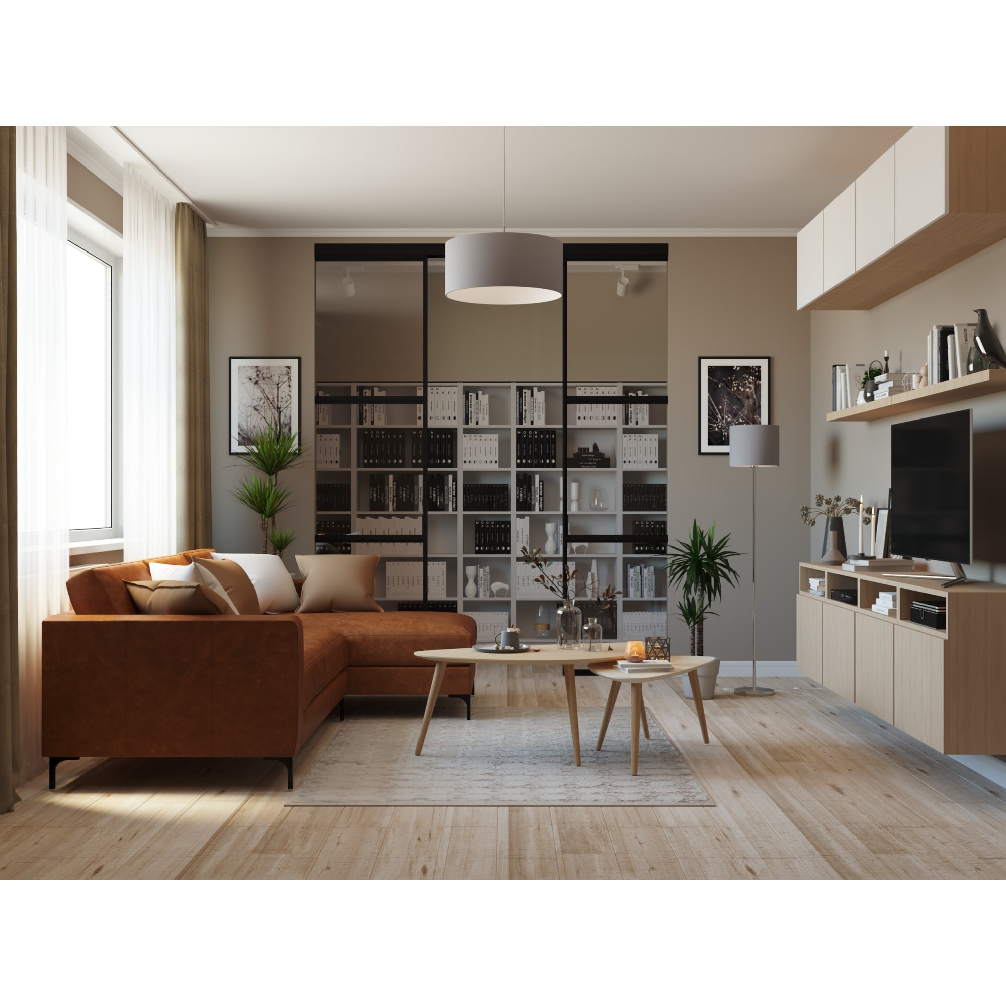 81965182 Каркас шкафа МФ 60,1x38,4x41,7 см, цвет дуб сонома Santreyd  - Вид №2