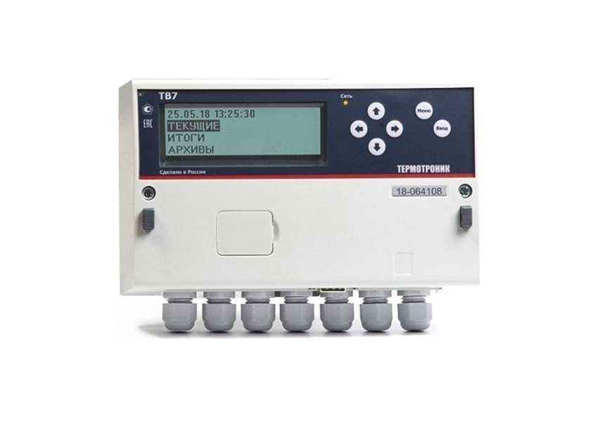 Danfoss Тепловычислитель ТВ-7М и аксессуары ТВ7-05M (3 тепл. ввода), RS232 187F9046  - Вид №1