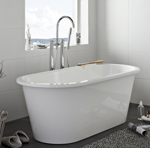 1443090 Оригинальная Ванная 1600 Литейный Мрамор Hafa  Белый 