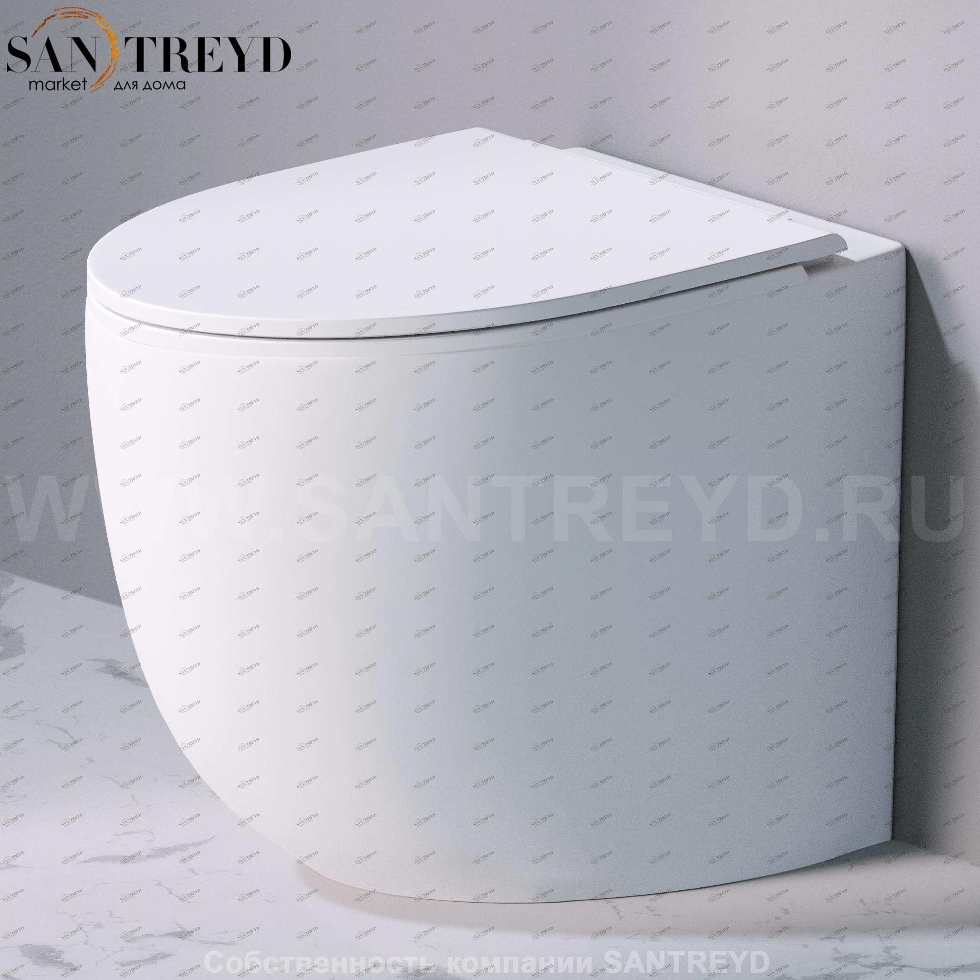 S557T0R0V7.101 Приставной унитаз напольный Белый A. e T. Italia Dot Италия AeT ITALIA DOT 2.0