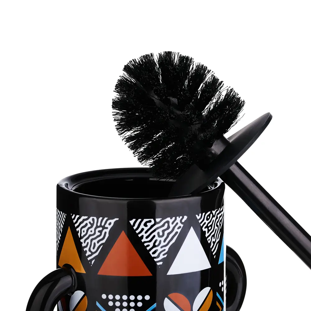 Ершик для унитаза Moroshka Bantu цвет черный STLM-2059543 - Вид №1