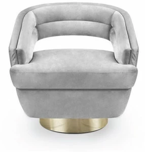 Essential Home Кресло из ткани с подлокотниками Russel