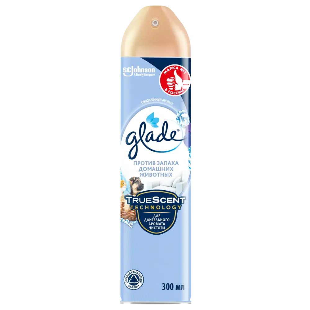 GLADE Аэрозоль для нейтрализации запахов домашних животных 300 мл 82807051 STLM-0036301