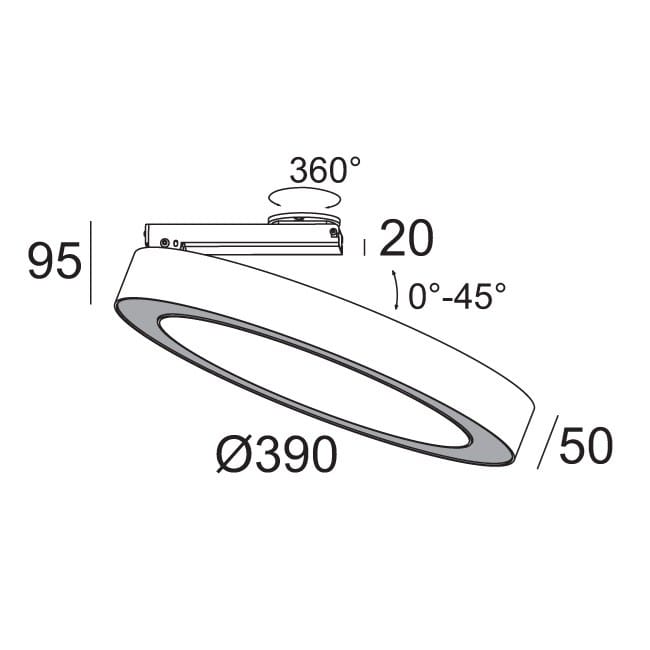 Поворотный светодиодный потолочный светильник Deltalight Super-Oh ARCH-00034208 - Вид №6