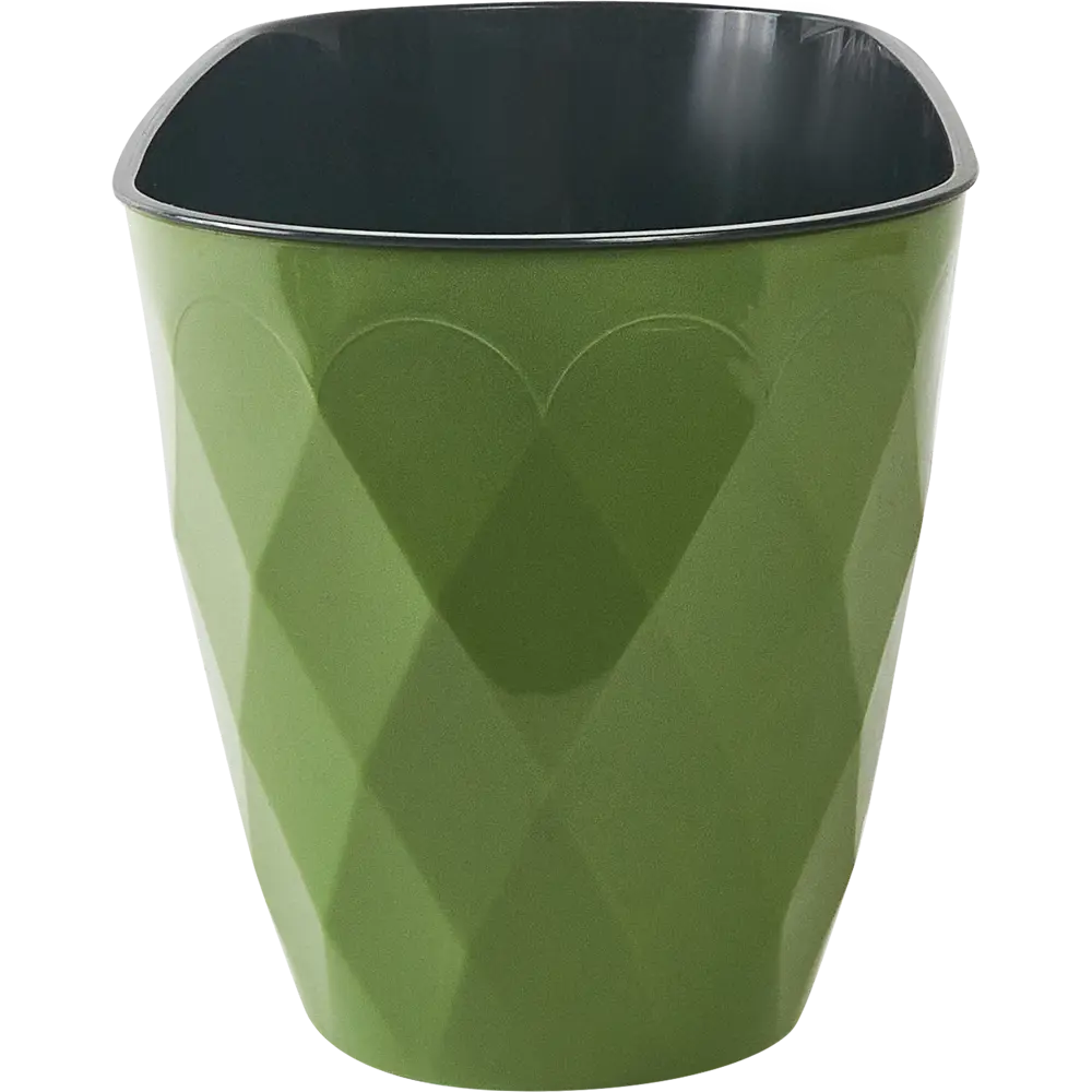 Горшок для цветов Homver Laurel 35.4x15.2x15 см v5 л пластик зеленый 85415003 STLM-2156920 - Вид №4