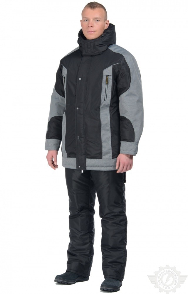 63104 Куртка "Ультра" зимняя черная  Зимняя спецодежда  размер 44-46/170-176  - Вид №9