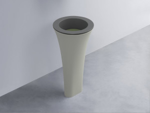 AMLA45-CM+AMPILT-AG+AMCOLT-PM Раковина Amedeo Tondo отдельностоящая cielo Enjoy + Amedeo