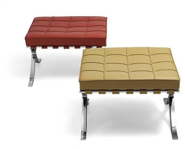 KNOLL Подставка для ног из кожи Barcelona® sun-id-1437751 - Вид №3