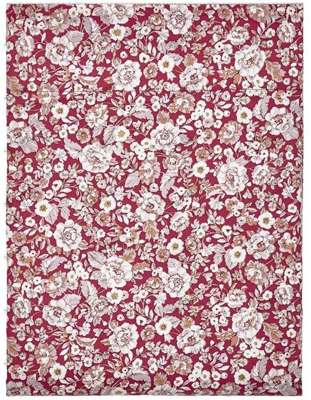 Alexandre Turpault Печатные хлопковые простыни с цветочными мотивами Lutece sun-id-1392990