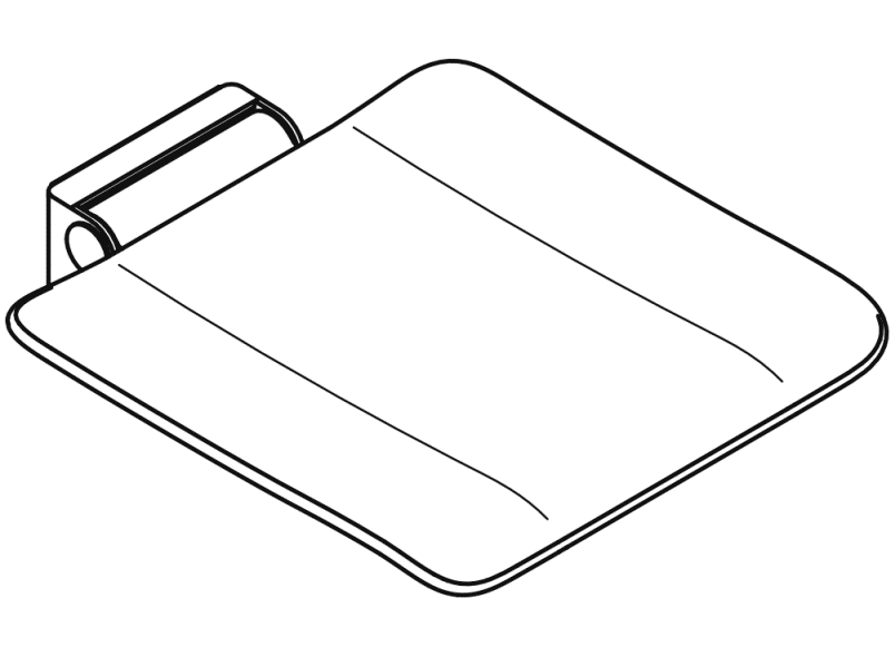 900.51.40140 Мобильное складное сиденье HEWI System 900 - Вид №3