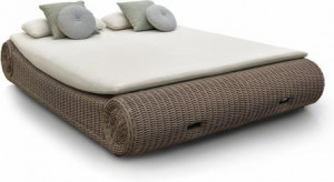 Лежак большой шнур 6мм старый серый Manutti River