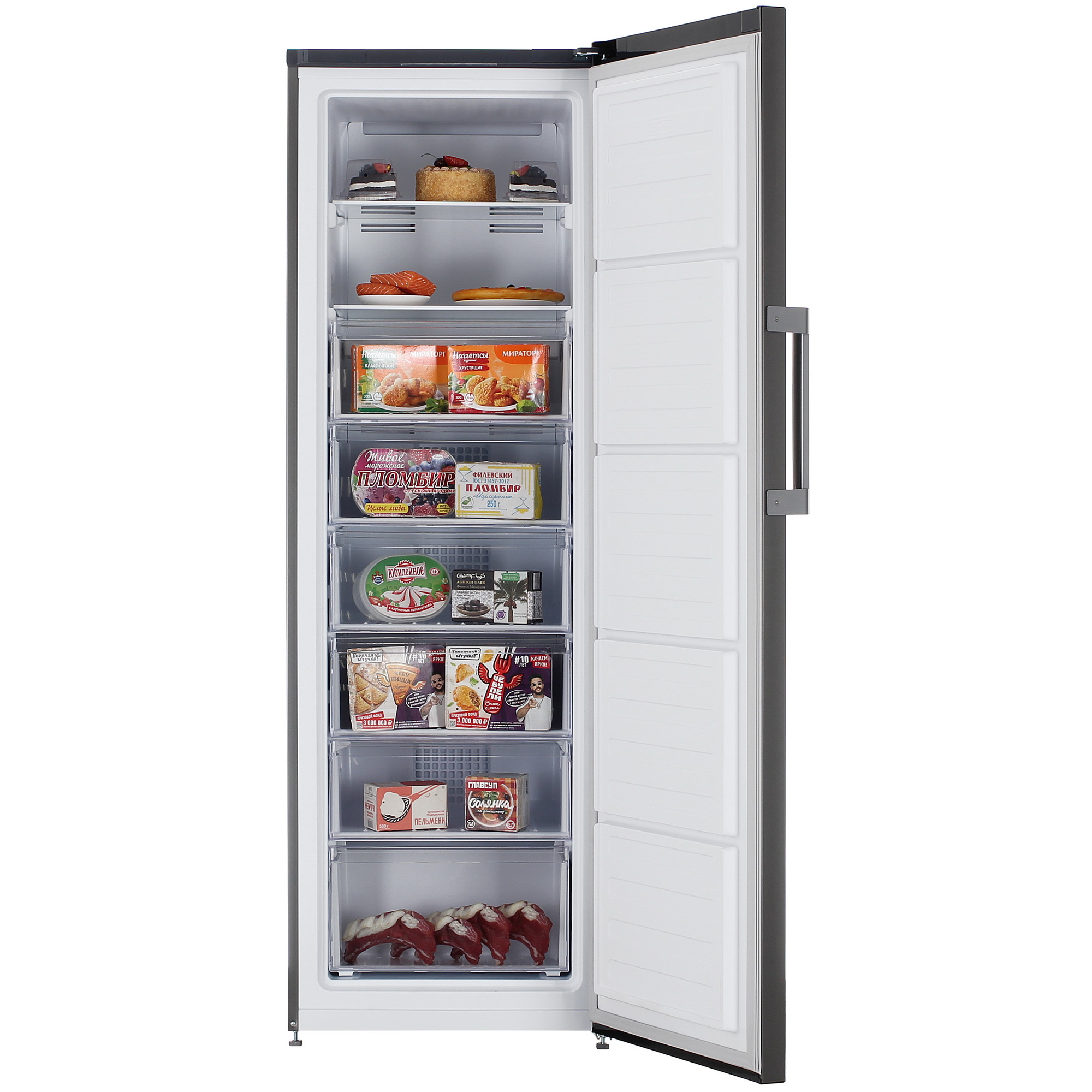 5478708 Морозильный шкаф  Beko B3RFNK312G серый STDN-0041595 - Вид №5