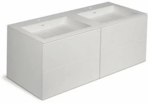 Cosmic Лаковая тумба под умывальник с ящиками Block