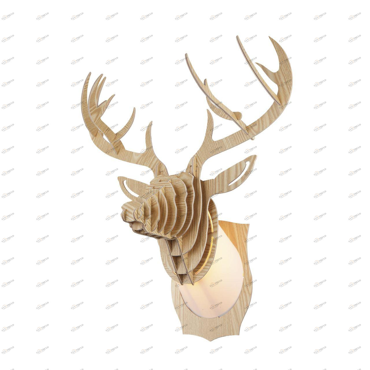 Настенный светодиодный светильник Favourite Cervus 2009-1W FAVOURITE ОЛЕНЬ 103695 Бежевый;белый 