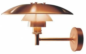 Louis Poulsen Настенный светильник для улицы из меди Ph