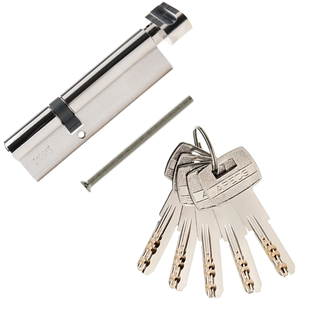 APECS Pro Цилиндровый механизм с вертушкой 100 мм никель 84168069 SM STLM-0046680 - Вид №1