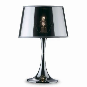 Настольная лампа Ideal Lux London Cromo TL1 Big IDEAL LUX КЛАССИЧЕСКИЕ 080757 Хром