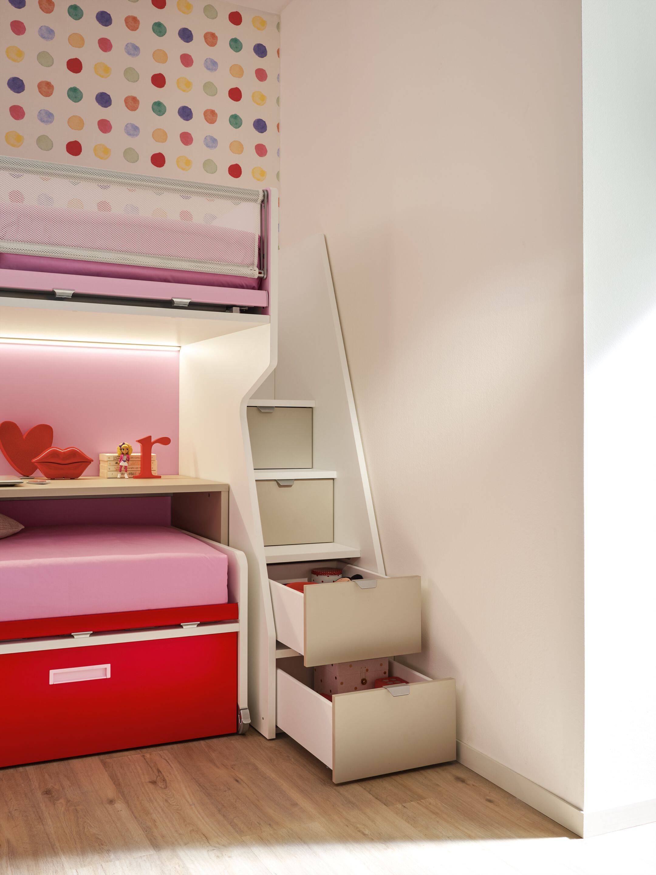 Состав с двухъярусной кроватью Level Moretti Compact KC508 ARCH-00131795 - Вид №1