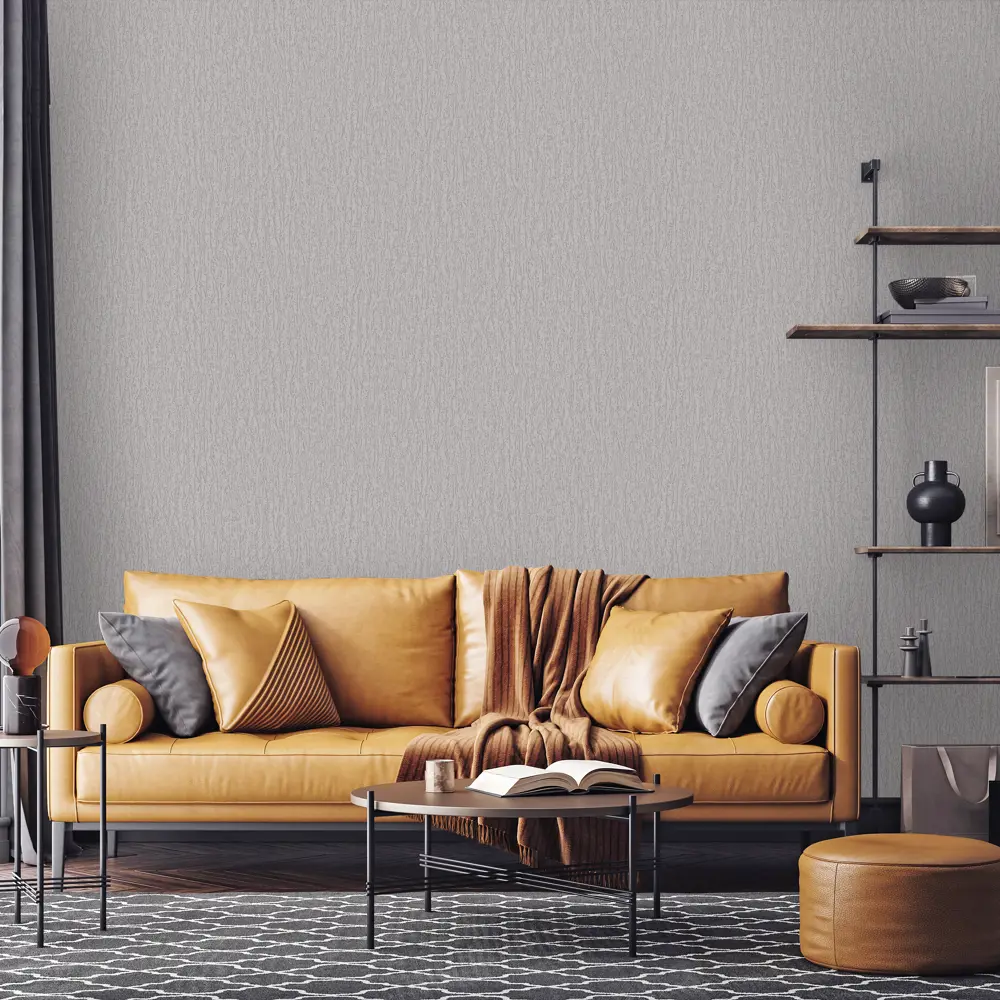 Флизелиновые обои ATELIERO Kora серые - элегантность и практичность 86474985 STLM-0069088 - Вид №2