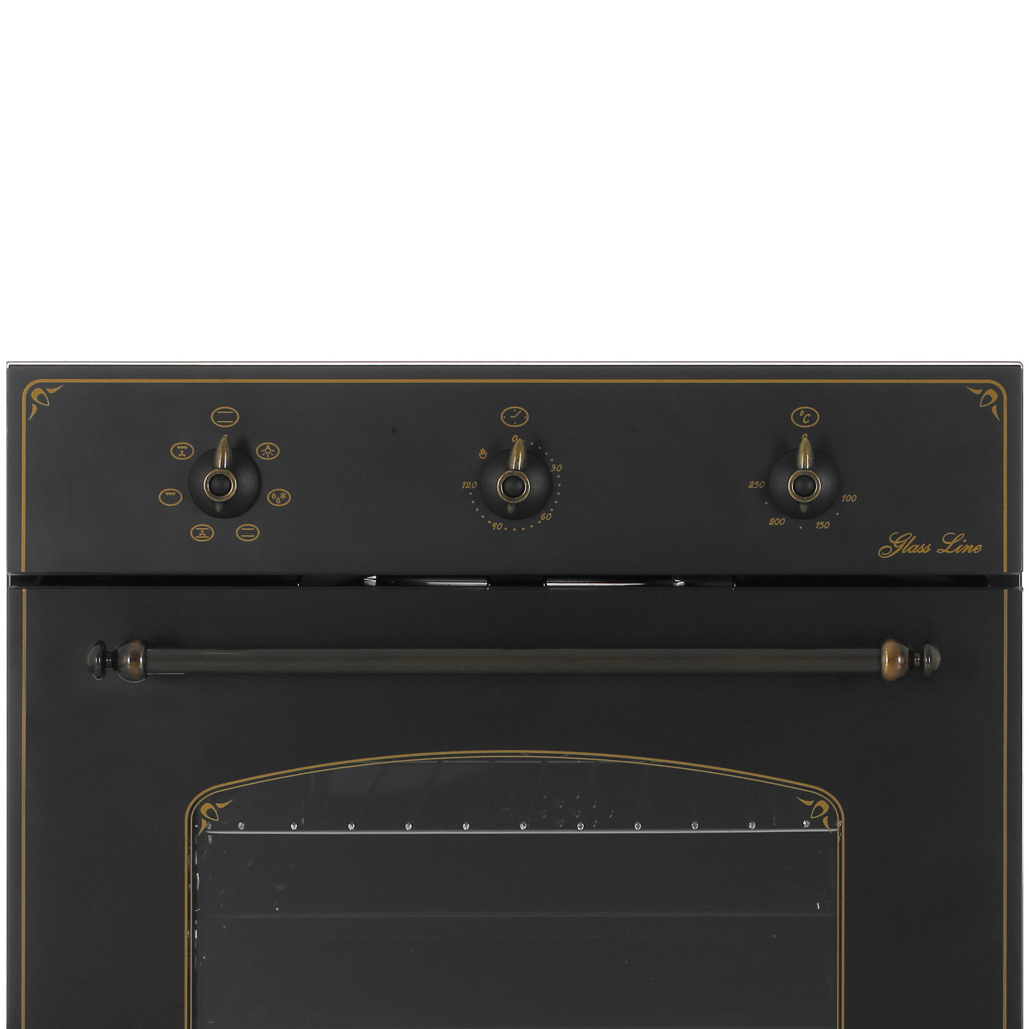 1202565 Электрический духовой шкаф De Luxe 6006.03эшв-009 черный STDN-0000885 - Вид №4